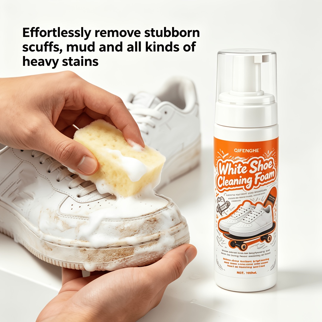 Portable No Rinse White Shoe C - Sneaker Care Cleaner avis et prix