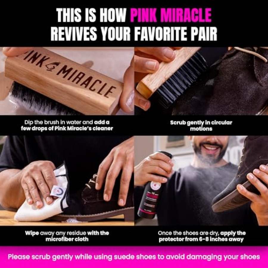 Pink Miracle Shoe Care Kit - I - Sneaker Care Cleaner avis et prix