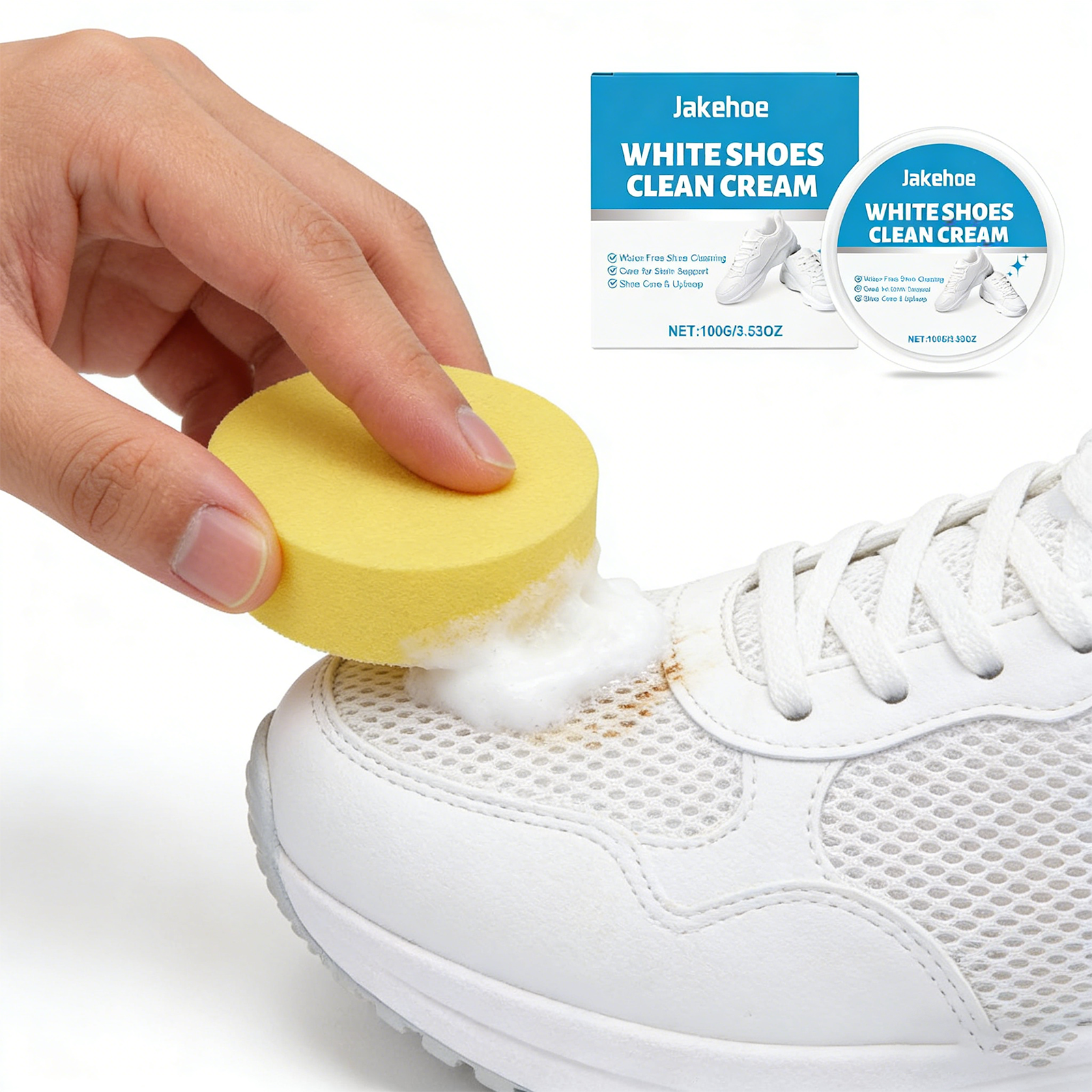 White Shoe Cleaner Cream Sneak - Sneaker Care Cleaner avis et prix