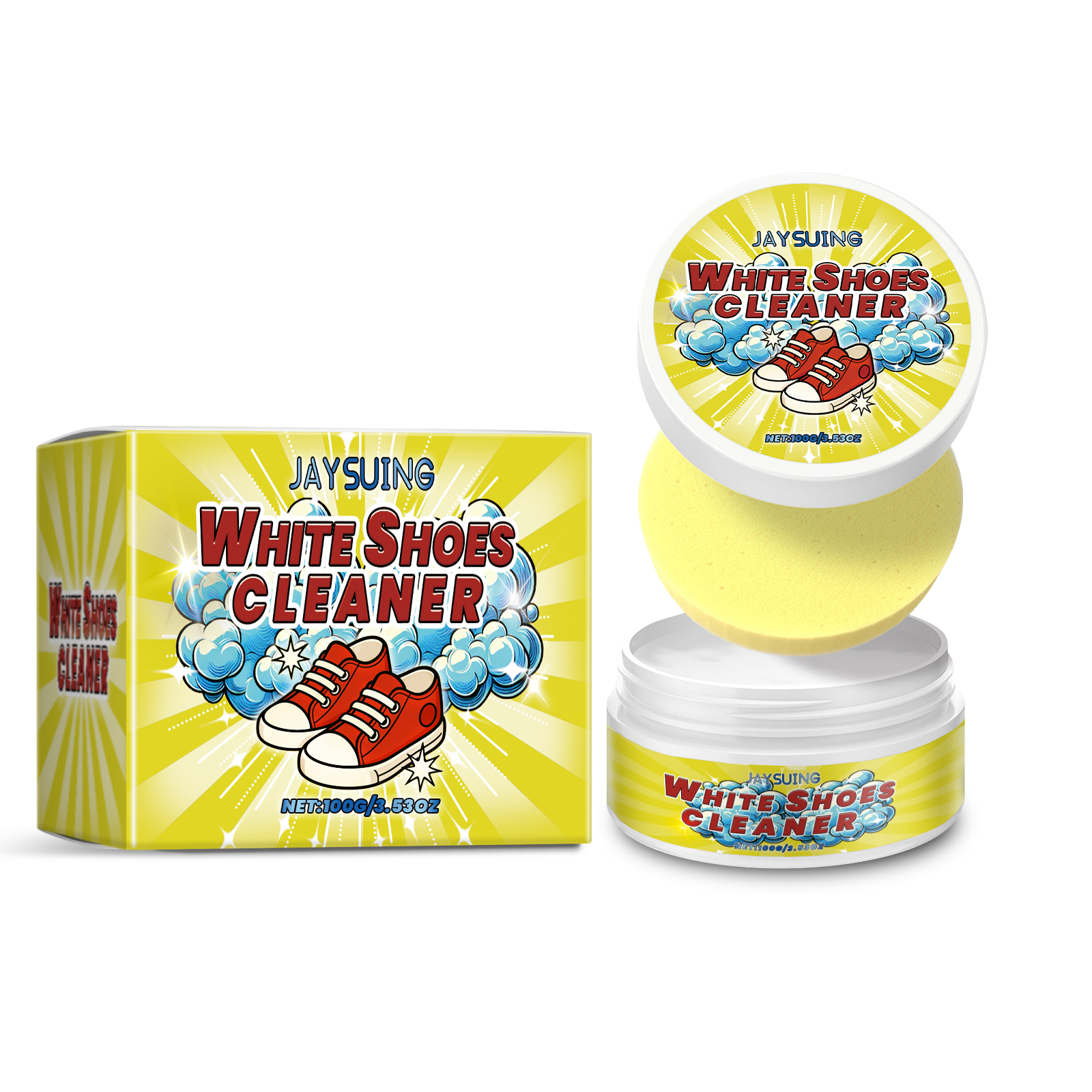 White Shoes Cleaning Cream Sta - Sneaker Care Clean avis et prix