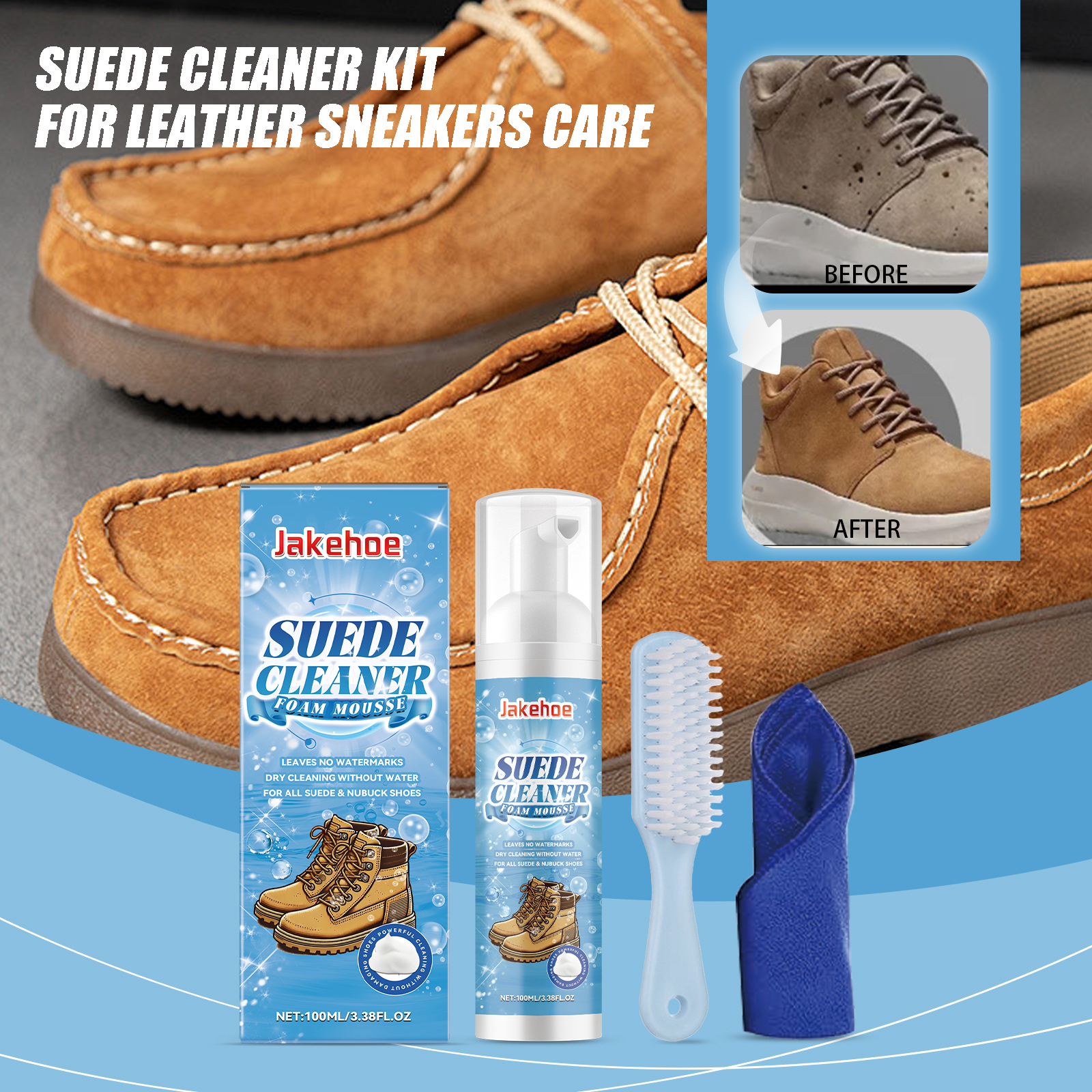 Suede Cleaner Kit Leather Velv - Sneaker Care Cleaner avis et prix