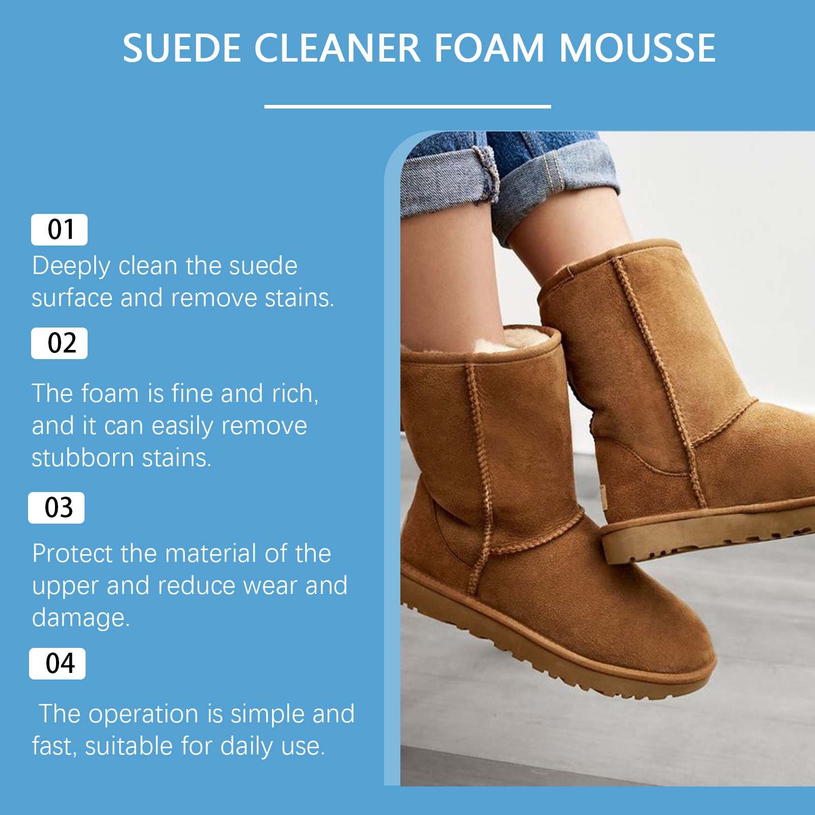 Suede Cleaner Kit Leather Velv - Sneaker Care Cleaner avis et prix